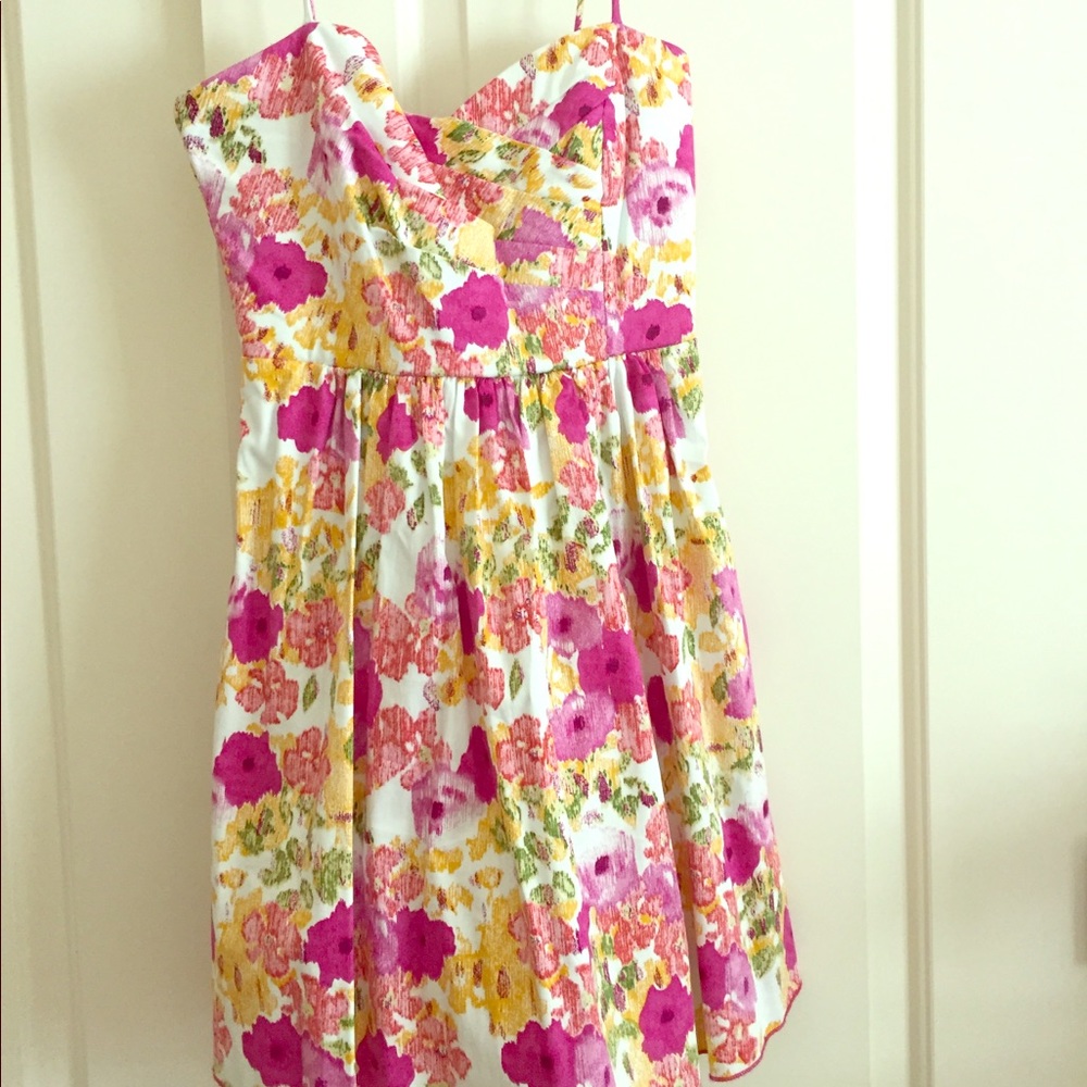 Fun floral summer dress